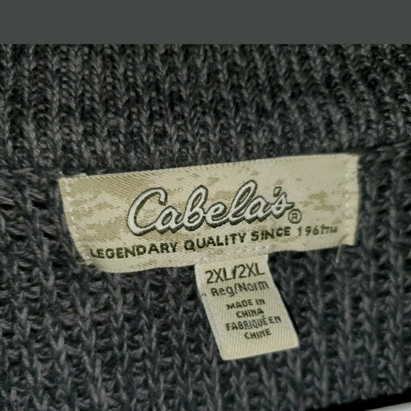 Cabela's Sweaters Cabelas Mens Heavyweight Thick Knit Sweater 2x